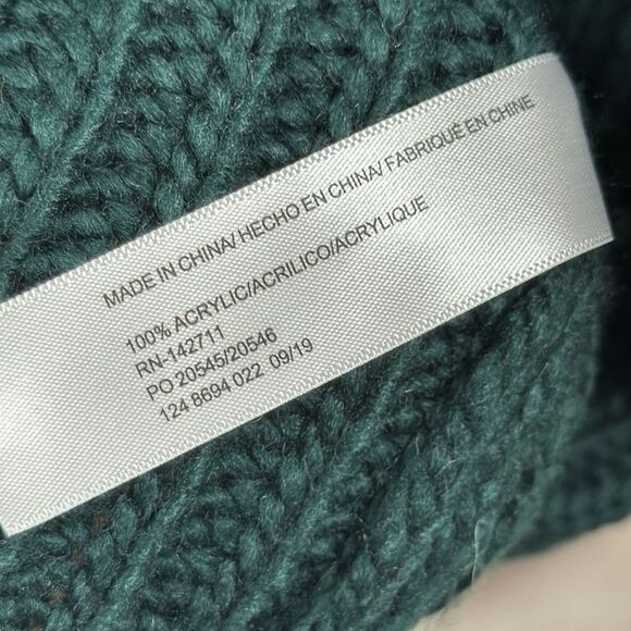 ELOQUII Dark Green Ribbed Button Front Sweater Dress Cozy Chic Minimalist Soft - Picture 14 of 16